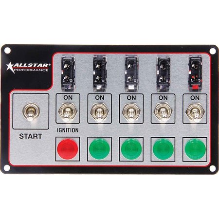 ALLSTAR 4 x 7 in. Fused Switch Panel ALL80138